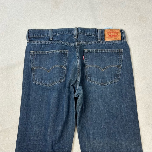 Levi’s Strauss & Co. Dark Wash 559 Straight Leg Jeans Size 38 T - Picture 7 of 10